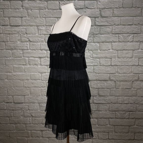 Forever 21 Mesh Sequin Tiered Cocktail Dress - Picture 3 of 5